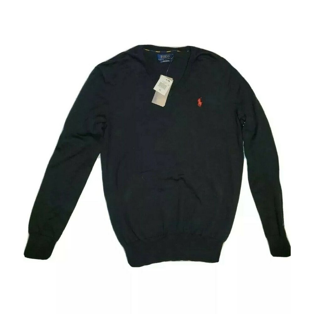 Polo Ralph Lauren Men's Pima Cotton V Neck Sweater